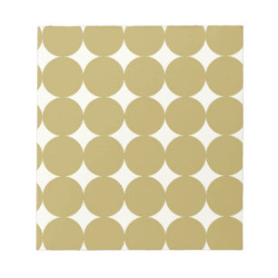 Bloc-note Motif Cercles verts