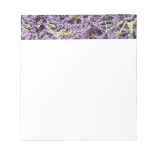 Bloc-note Motif de fleurs de lavande