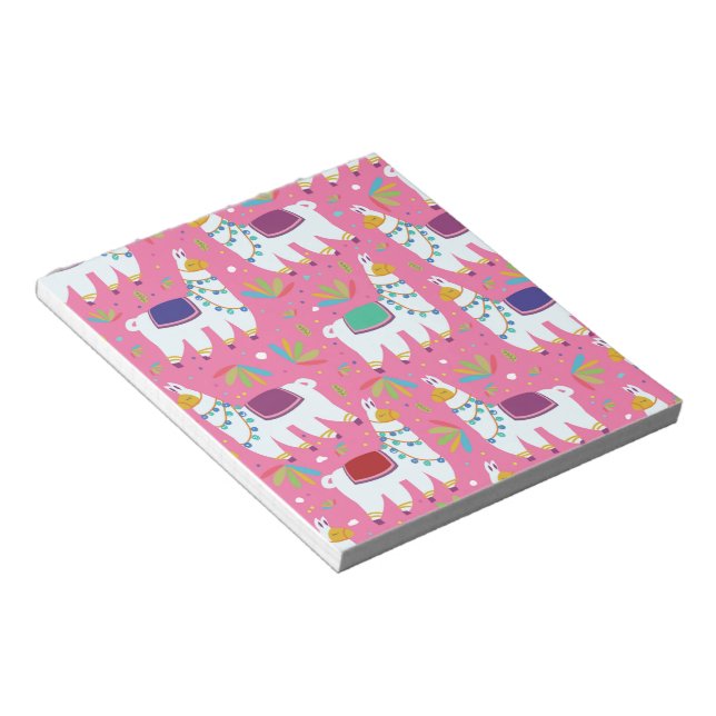 Bloc-note Motif de lama mignon (Incliné)