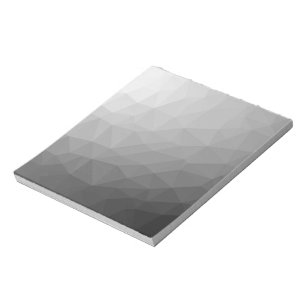 Bloc-note Motif de maillage géométrique gris