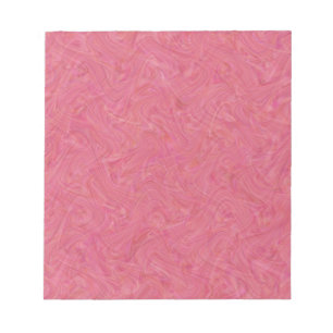 Bloc-note Motif de marbrure rose