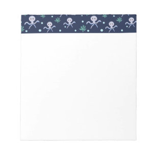 Bloc-note Motif de Pieuvre Mignonne