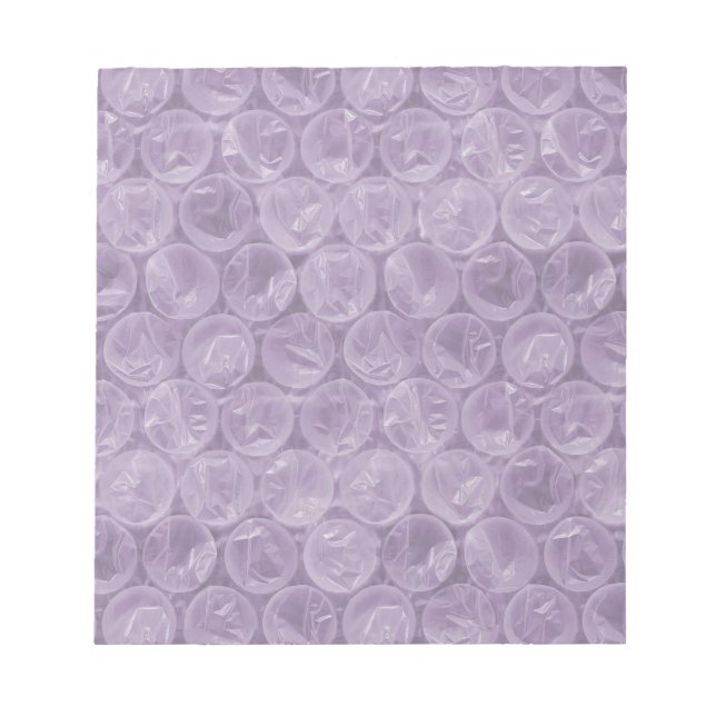Bloc-note Motif d'enveloppement de bulle violette (Devant)