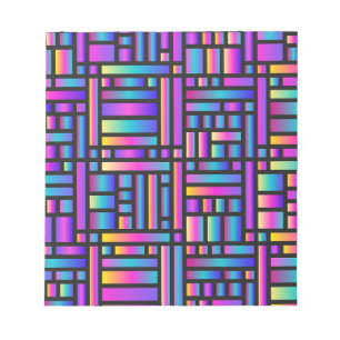 Bloc-note Motif élégant moderne - Mode Tartan géométrique