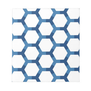 Bloc-note Motif géométrique hexagonal moderne