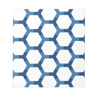 Bloc-note Motif géométrique hexagonal moderne