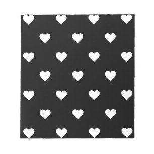 Bloc-note Motif minimaliste noir et blanc