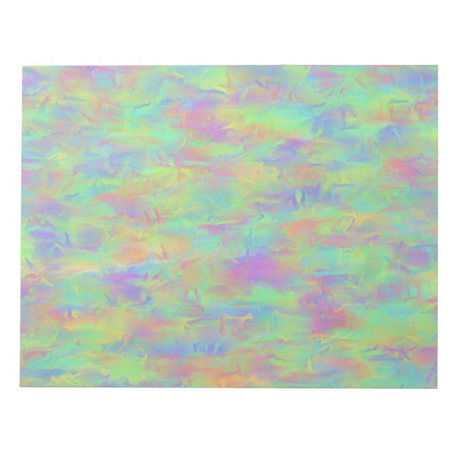 Bloc-note Motif multicolore Abstrait (Devant)