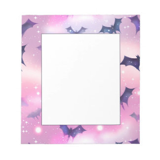 Bloc-note Motif Pastel Goth Bats
