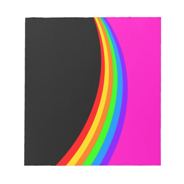 BLOC-NOTE MOTIF RAINBOW (Devant)