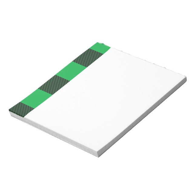 Bloc-note Motif vert (Tourné)