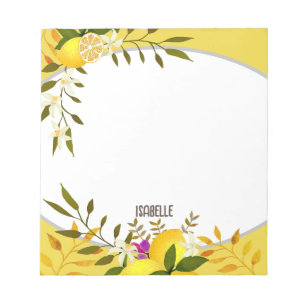 Bloc-note Moutarde de citron