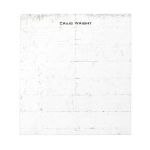 Bloc-note Mur de briques minimaliste professionnel