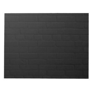 Bloc-note Mur en brique noire