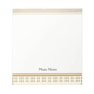 Bloc-note Music Teacher Piano Keyboard Musician Pianist DJ