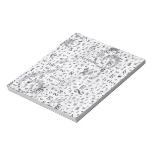 Bloc-note Musique Note Motif Thème