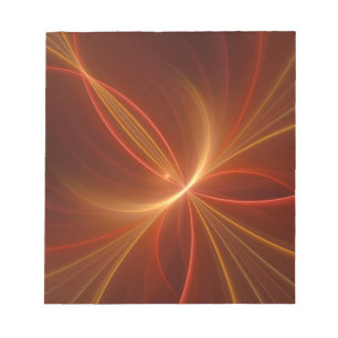 Bloc-note Mystique Abstrait Fractal Art Moderne Couleurs cha