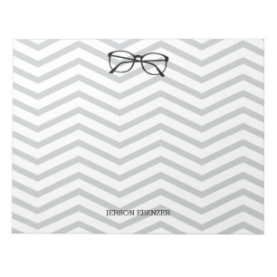 Bloc-note Nerdy Geekery Personnalisé Chevron
