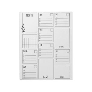 Bloc-note Nettoyez et minimisez chaque jour le volume de pla