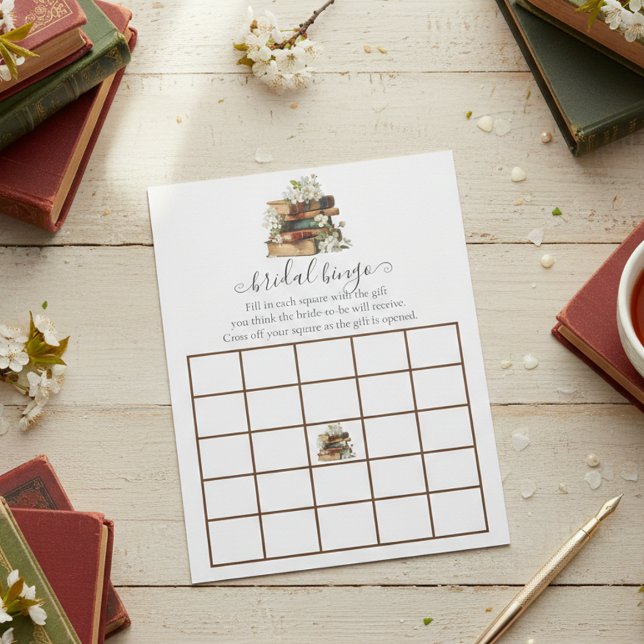 Bloc-note New Chapter Bridal Shower Bingo (Créateur téléchargé)