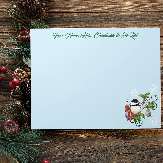 Bloc-note Noël de poulet d'hiver (Créateur téléchargé)