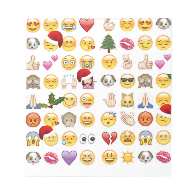 Bloc-note noël emojis (Devant)