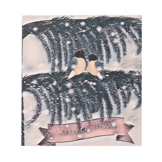 Bloc-note Noël, Vintage (Devant)