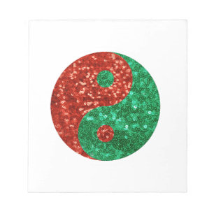 Bloc-note noël yin yang
