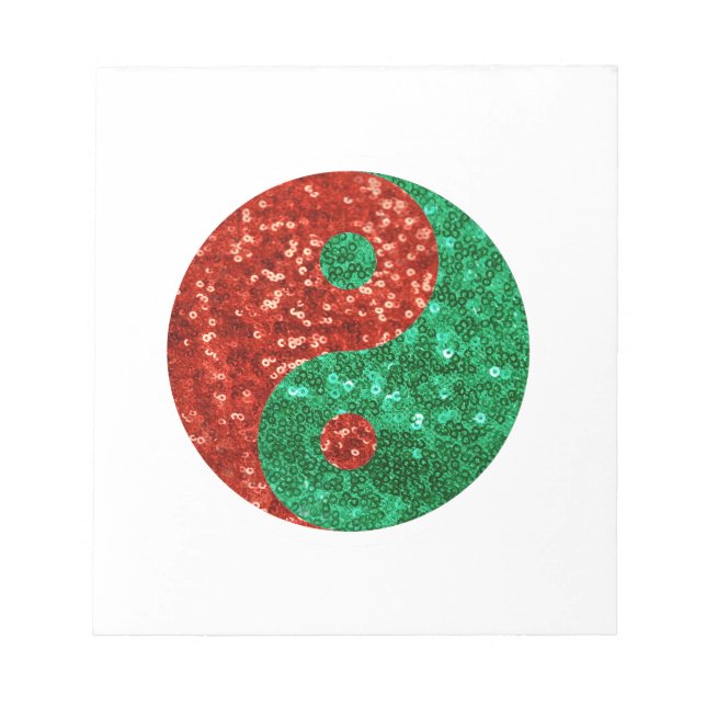 Bloc-note noël yin yang (Devant)