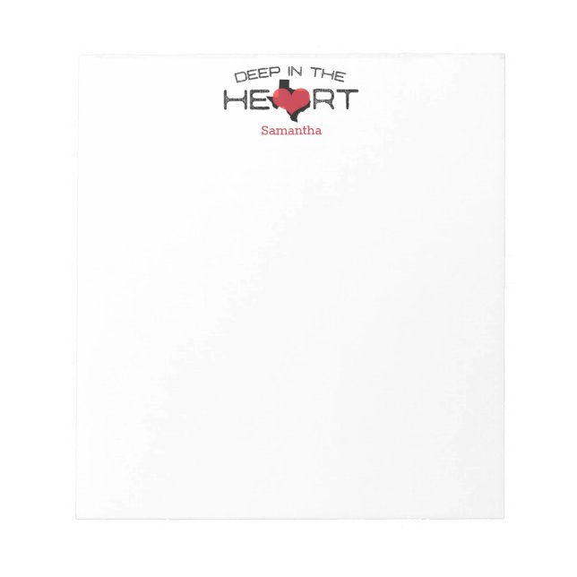 Bloc-note Noir et Rouge en détresse profonde dans le coeur (Devant)
