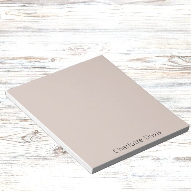 Bloc-note Nom beige (Créateur téléchargé)