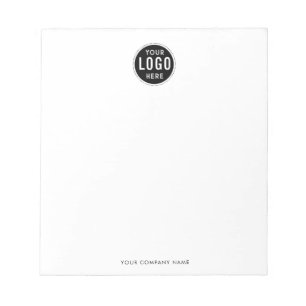 Bloc-note Nom de société de logo d'entreprise personnalisé