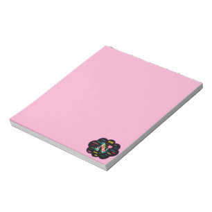 Bloc-note Nom initial floral de Nana