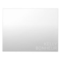 Nom personnalisé moderne | Gradient gris