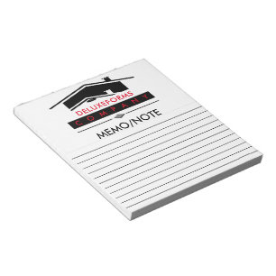 Bloc-note Note de note sur le toit noir