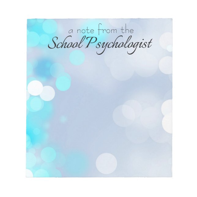 Bloc-note Note du psychologue scolaire (bloc-notes) (Devant)