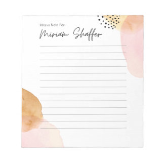 Bloc-note Note Mitzva