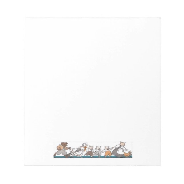 Bloc-note Note Pad avec Cochons (Devant)