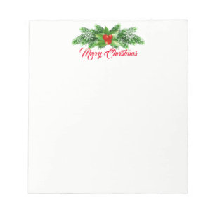 Bloc-note Notepad Holly Bough