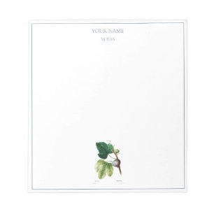 Bloc-note NOTEPAD vintage "FIGUES" BOTANIQUE