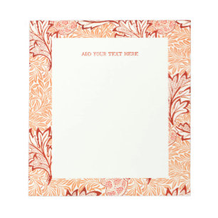 BLOC-NOTE NOTEPAD : WILLIAM MORRIS : POMME
