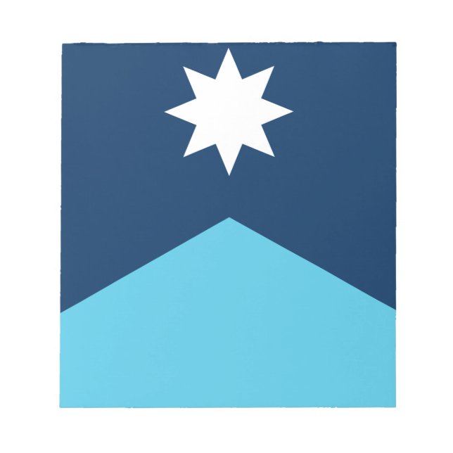 Bloc-note Notepad with Flag of Minnesota, USA (Devant)