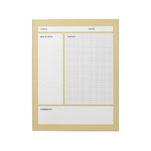 Bloc-note Notes Cornell (Graphique)