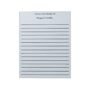 Bloc-note Notes personnalisées du bureau de