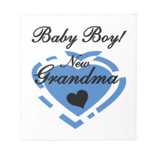 Bloc-note Nouveau Grand-mère Baby Boy Blue Heart Cadeaux