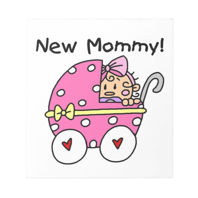Bloc-note Nouveaux cadeaux de fille maman bébé (Devant)