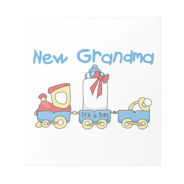 Bloc-note Nouveaux cadeaux de grand-mère-train (Devant)