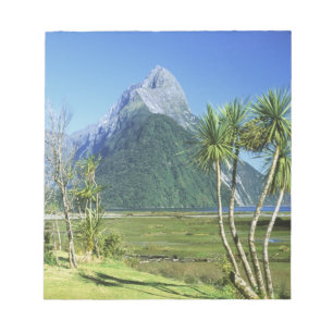 Bloc-note Nouvelle-Zélande, île du Sud, Mitre Peak,