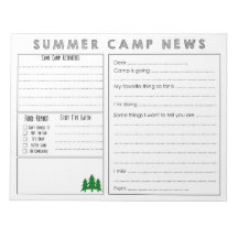 Nouvelles du camp d'été