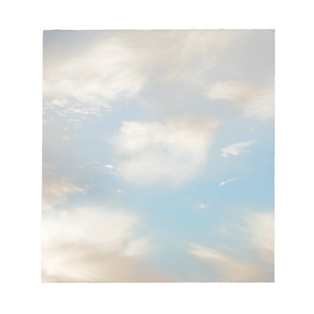Bloc-note Nuages et ciel bleu (Devant)